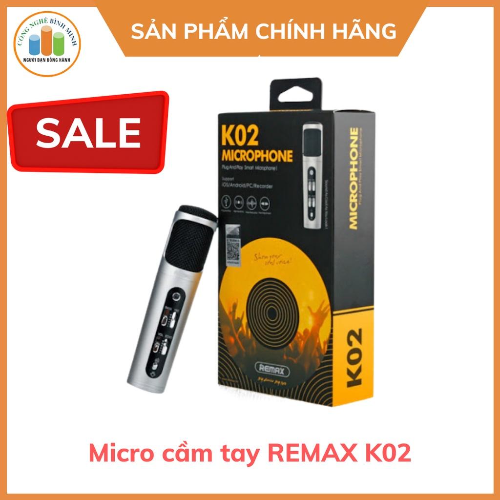 Micro cầm tay Remax K02 - Hàng chính hãng