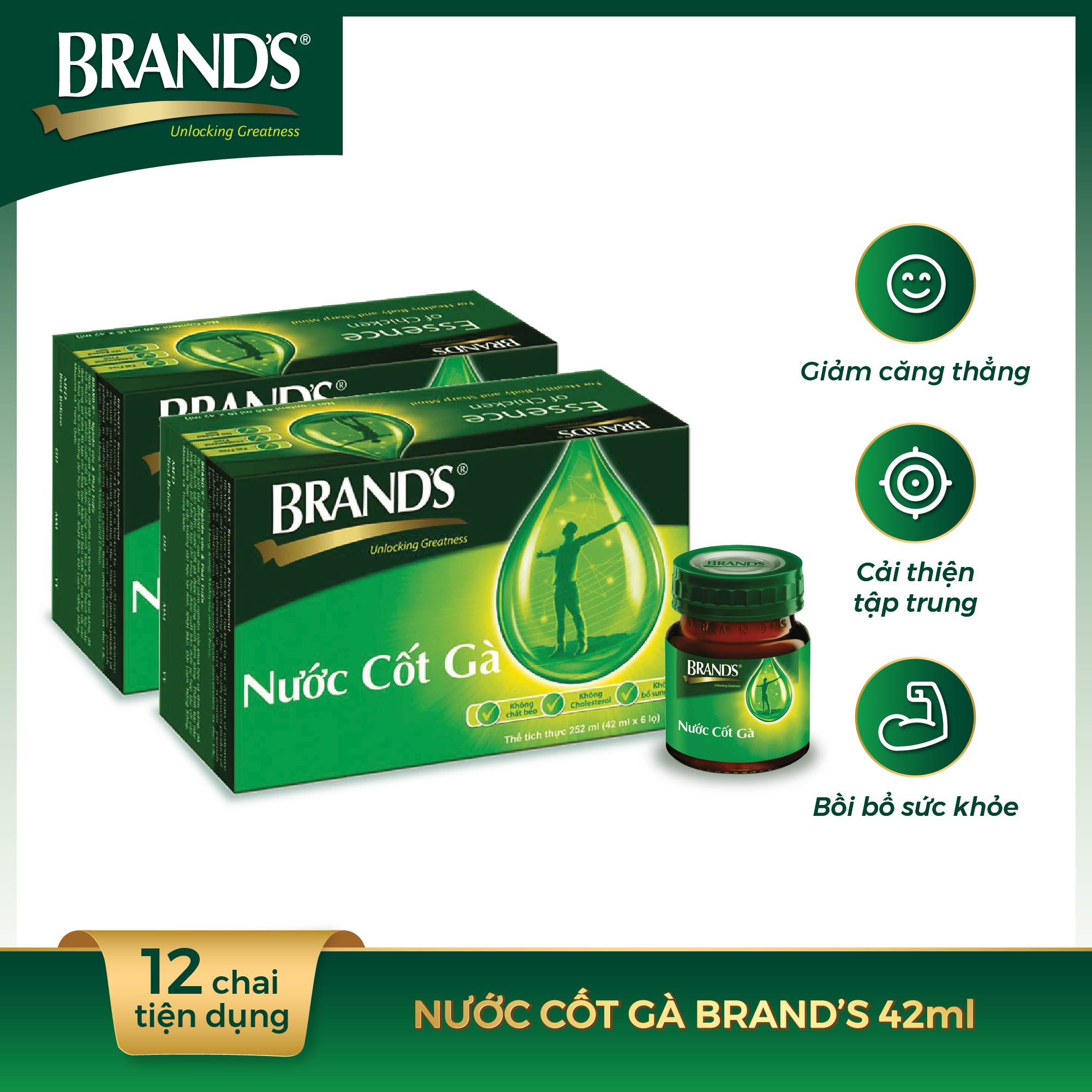 Combo 2 Nước cốt gà BRAND'S Vị Truyền Thống