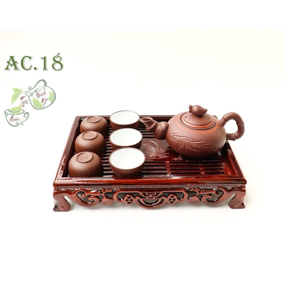 ẤM CHÉN TỬ SA BÁT TRÀNG Size To CAO CẤP KÈM KHAY