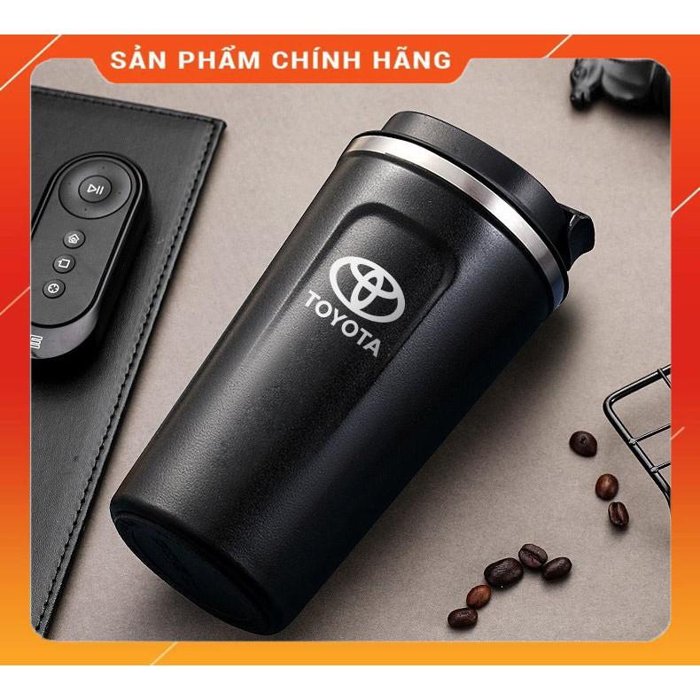 - Cốc giữ nhiệt CAO CẤP có kèm LOGO Hãng xe yêu thích - Bình giữ nhiệt ô tô - Dung tích 510ml