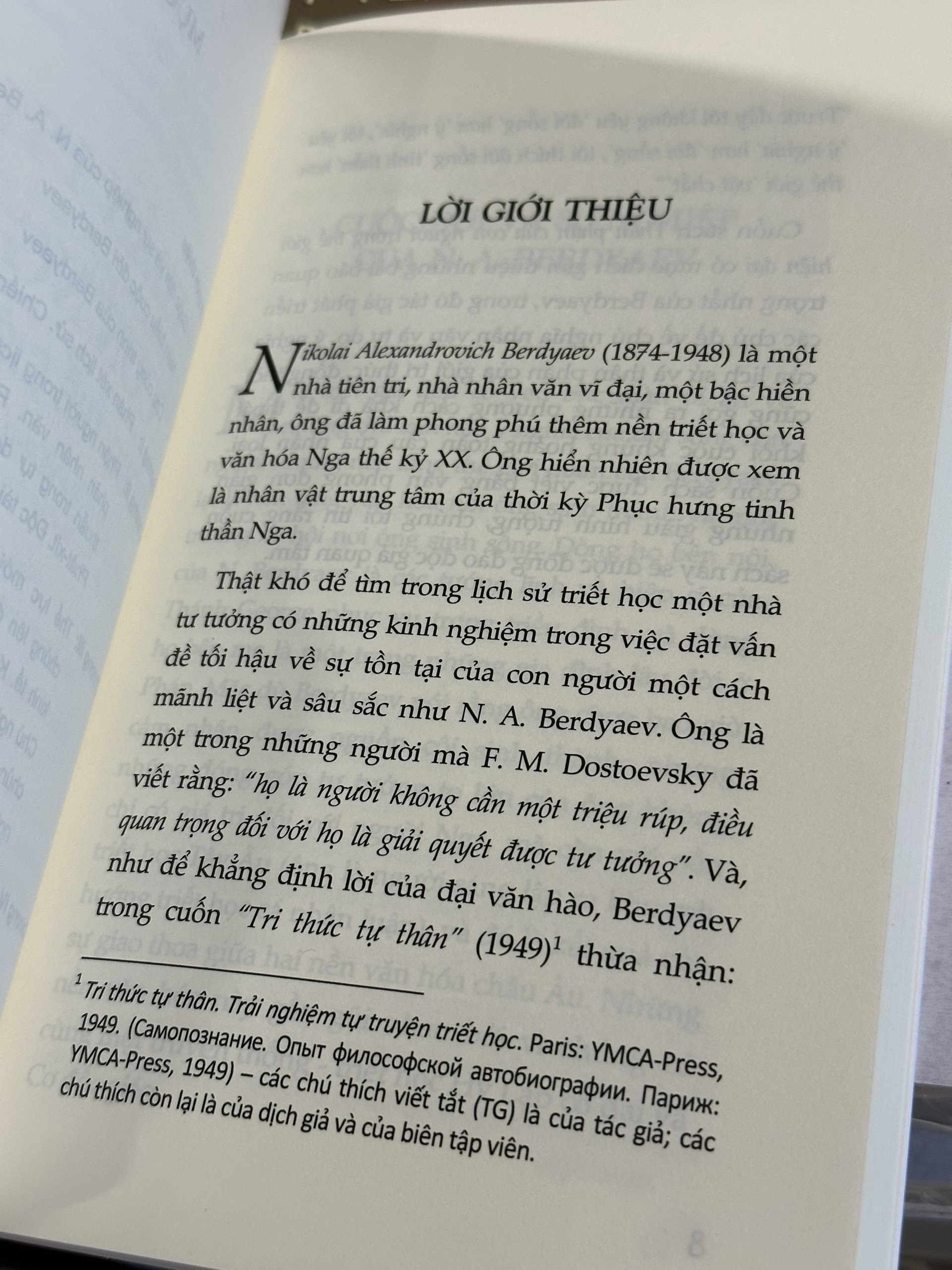 Thân Phận Con Người Trong Thế Giới Hiện Đại - Nikolai A. Berdyaev - Ngọc Giao dịch - (bìa mềm)