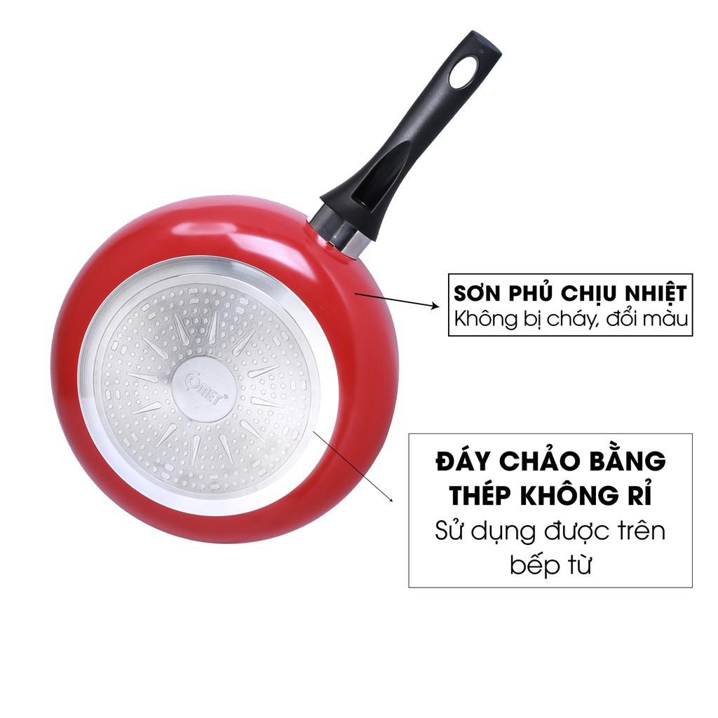 Combo chảo đáy từ COMET CH15-24&amp;CH25-26 - Màu Ngẫu Nhiên - Hãng Chính Hãng