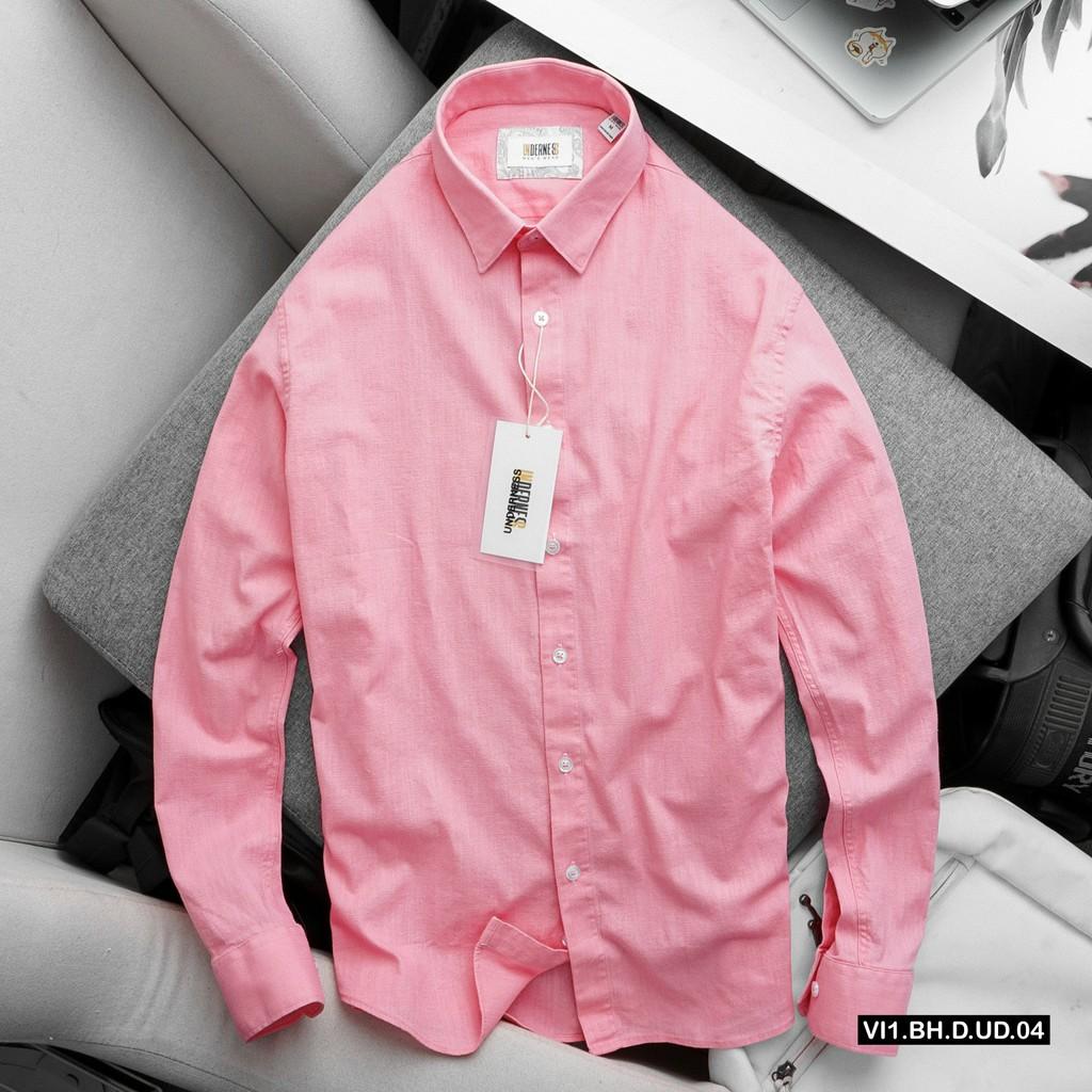 Áo sơ mi nam linen kiểu dáng thanh lịch trẻ trung BH.D.UD.04 cao cấp