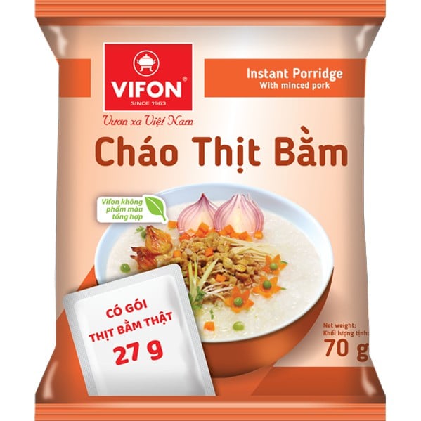 CHÁO THỊT BẰM - VIFON - NƯA THÙNG - 25 GÓI