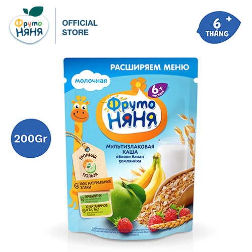 Combo 4 gói bột ăn dặm mix vị Fruto Nyanya 200g/gói