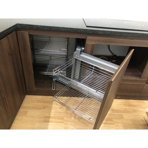 Kệ Góc Liên Hoàn Nan Tròn INOX304 Chính Hãng