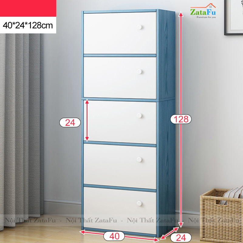 Tủ Locker Gỗ Đựng Hồ Sơ Đứng Nhiều Sàn Đa Năng KTT-20