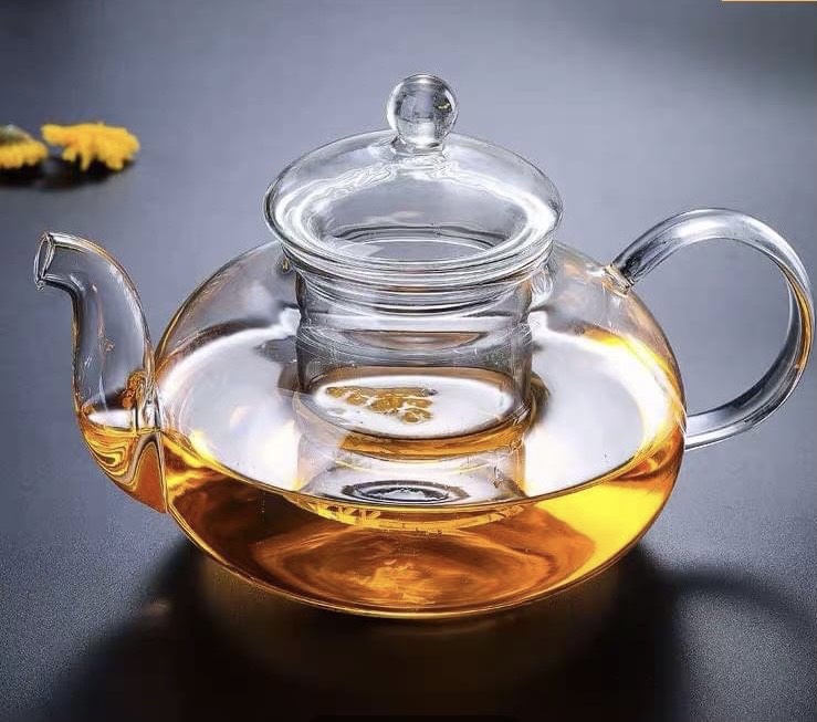 Bộ ấm  thủy tinh pha trà kèm 6 cốc - ANTH567