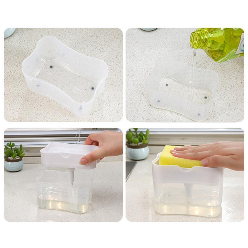 Serenable Compact Soap Dispenser Handy Instant Refill Soap Caddy for