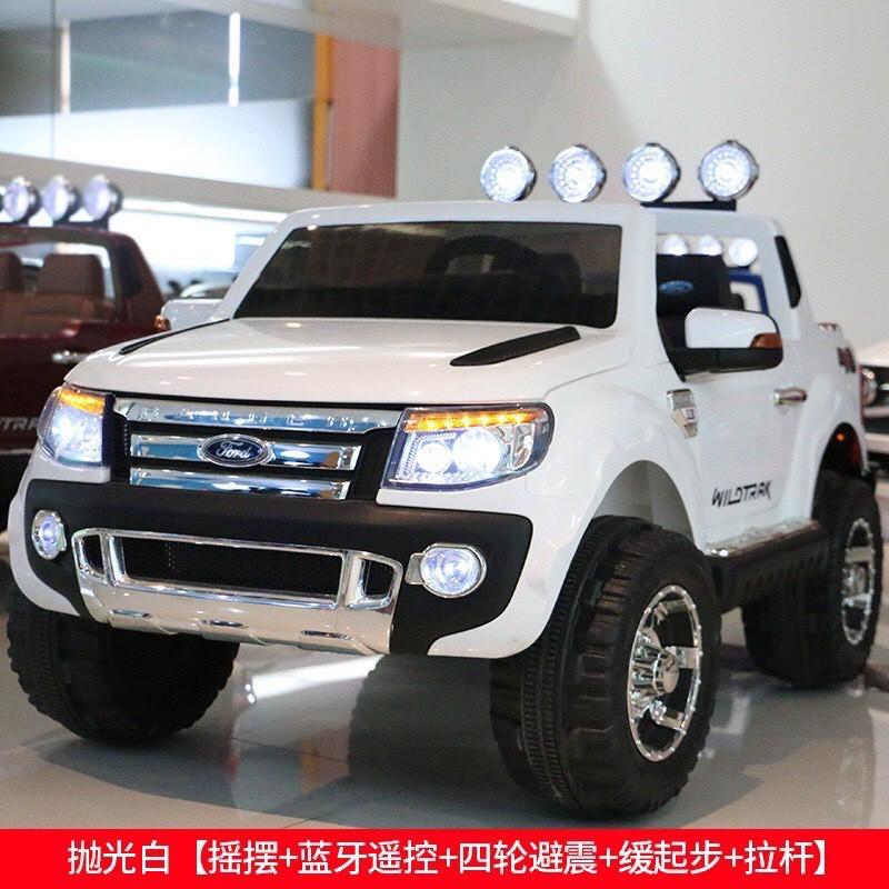 Ô tô xe điện trẻ em địa hình FORD RANGER XLS 2 chỗ 4 động cơ ghế da cao cấp ( Đỏ-Đen-Trắng-Xanh