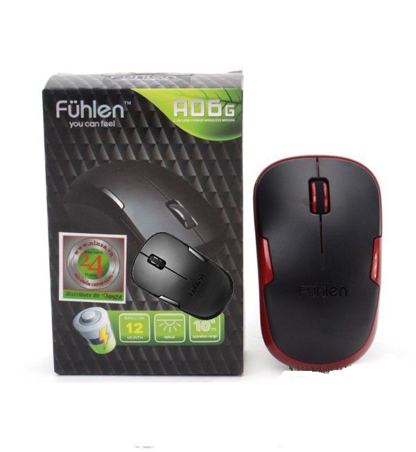 Chuột không dây Fuhlen A06G - Hàng Chính Hãng