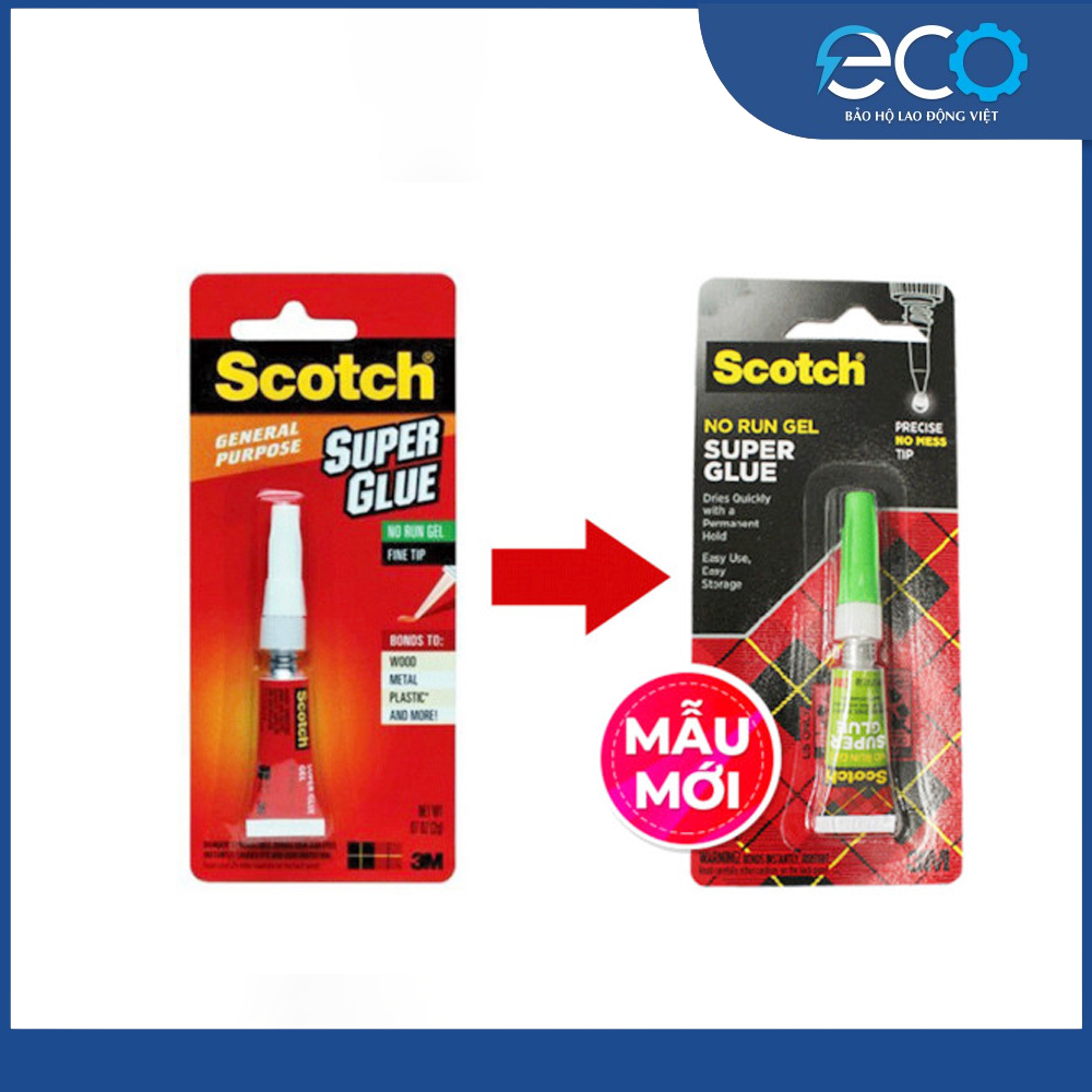 Keo 3M AD113 Super Glue 2g – Keo Dán Giày, Gỗ, Nhựa, Cao Su Siêu Dính – Gel Trong Suốt Không Chảy