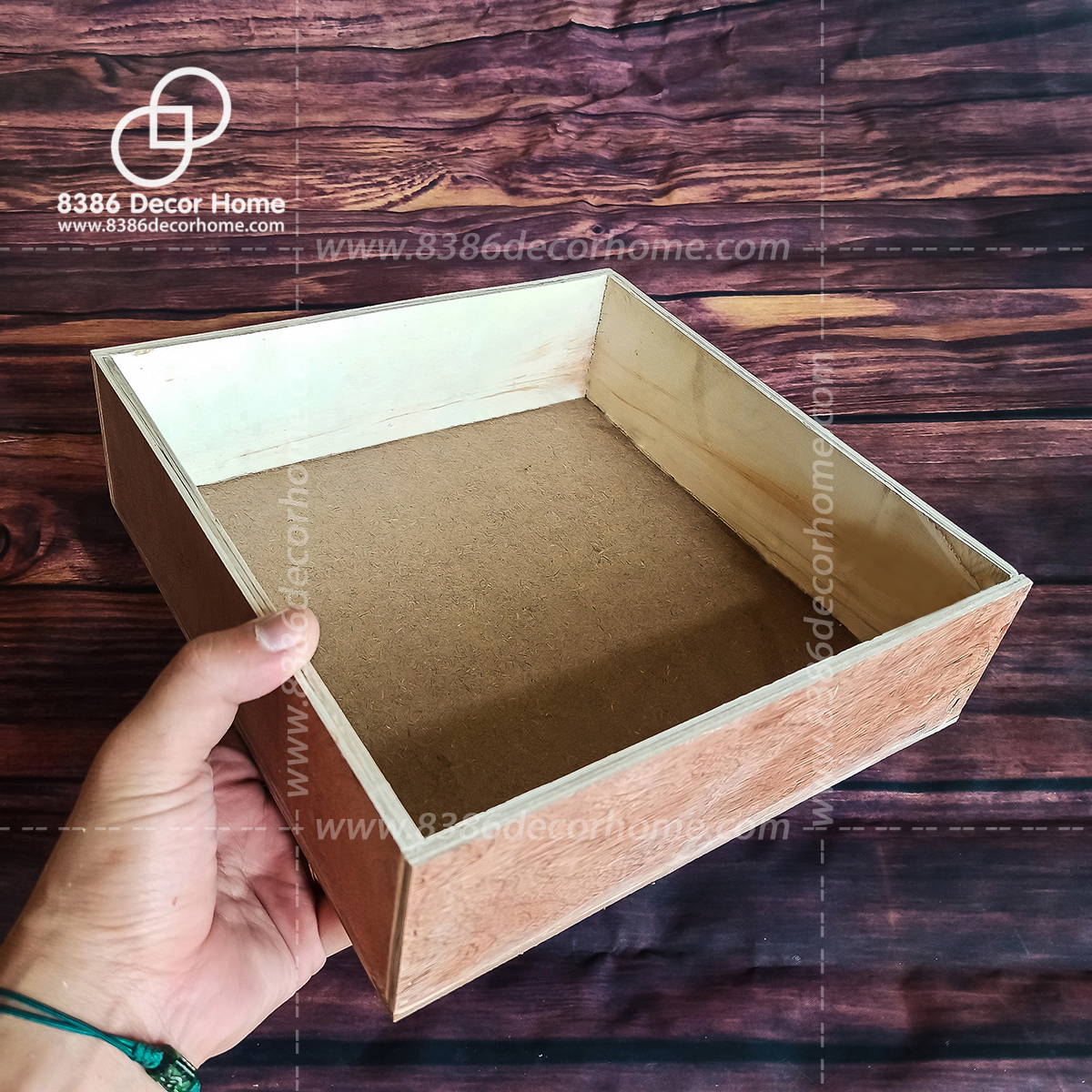 Hộp quà tết, khay gỗ gói quà, Hộp đựng đồ đa năng - Pallet gỗ thông