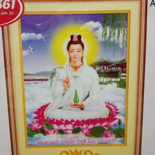 Tranh thêu Quan Âm - Mới ms 53461