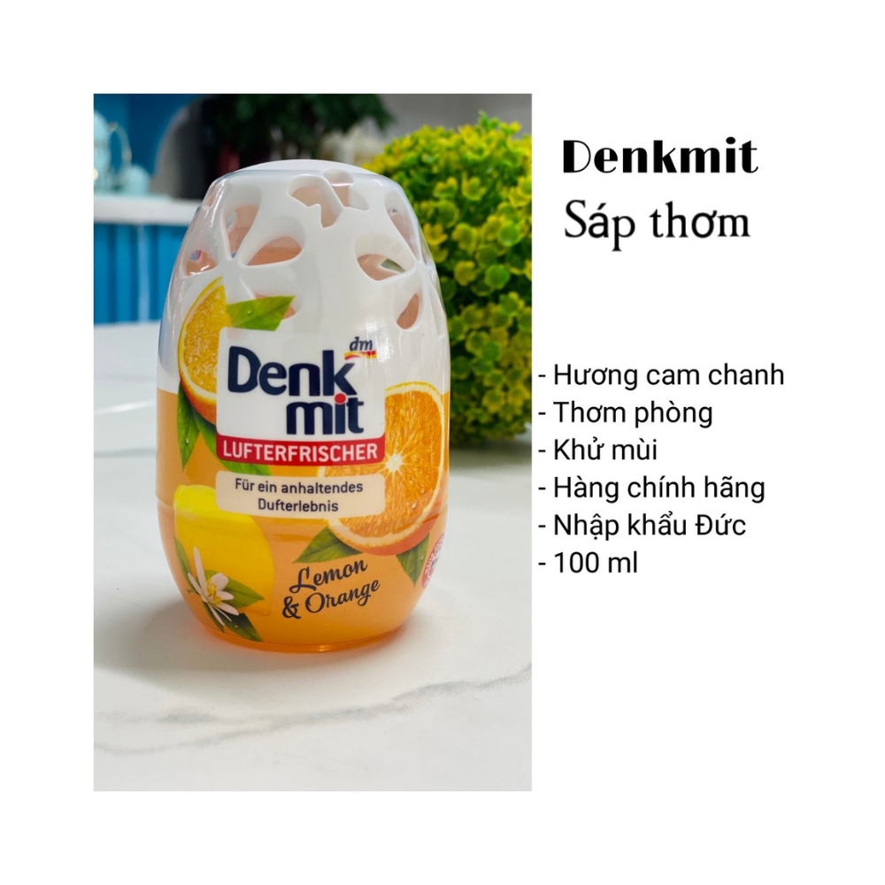 Sáp thơm phòng khử mùi Denkmit 150ml cao cấp - hàng nhập khẩu Đức