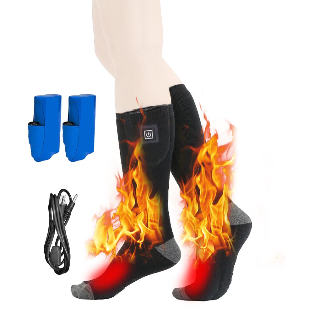 Electric Heated Socks for Men Women APP Control Rechargeable Heating Socks Battery Power Winter Warm Socks Feet Warmer for Cold Weather Camping Skiing Hiking Cycling
