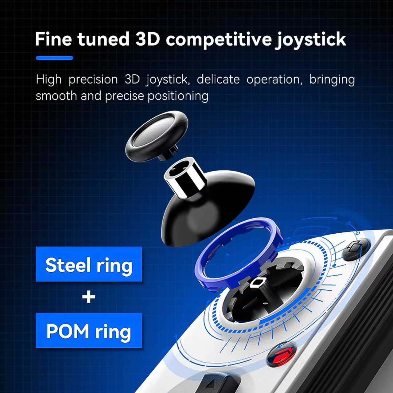 Tay Cầm Chơi Game Vinetteam BSP-D11 / D11S Hỗ Trợ Đa Nền Tảng Điện Thoại ANDROID / IOS / PC / Switch / Máy tính bảng - hàng chính hãng