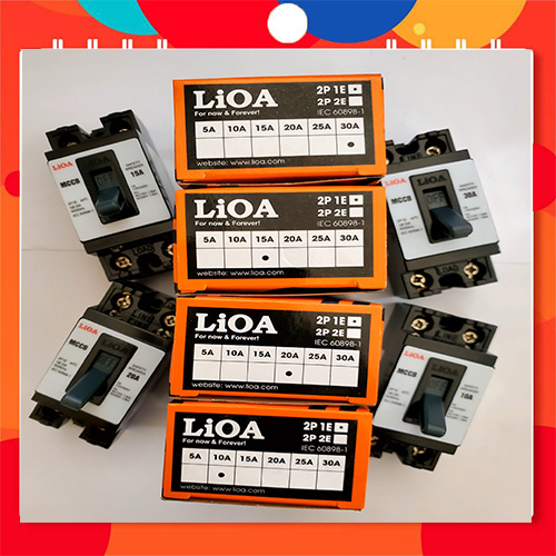 CẦU DAO APTOMAT TỰ ĐỘNG AN TOÀN LẮP NỔI LIOA MCCB
