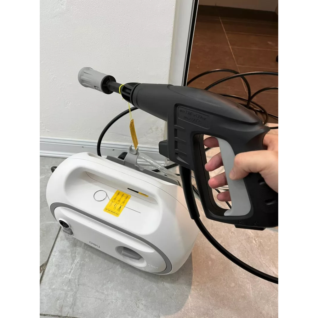 Máy Xịt Rửa DELI Áp Lực Cao 1400W - Bảo Hành 36 Tháng - Phun Rửa Đa Năng, Tối Đa Công Suất, Tiết Kiệm Điện Năng - Dáng Nằm