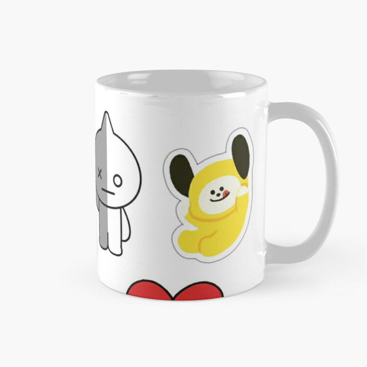 Cốc BT21 BTS in hình các nhân vật BT21