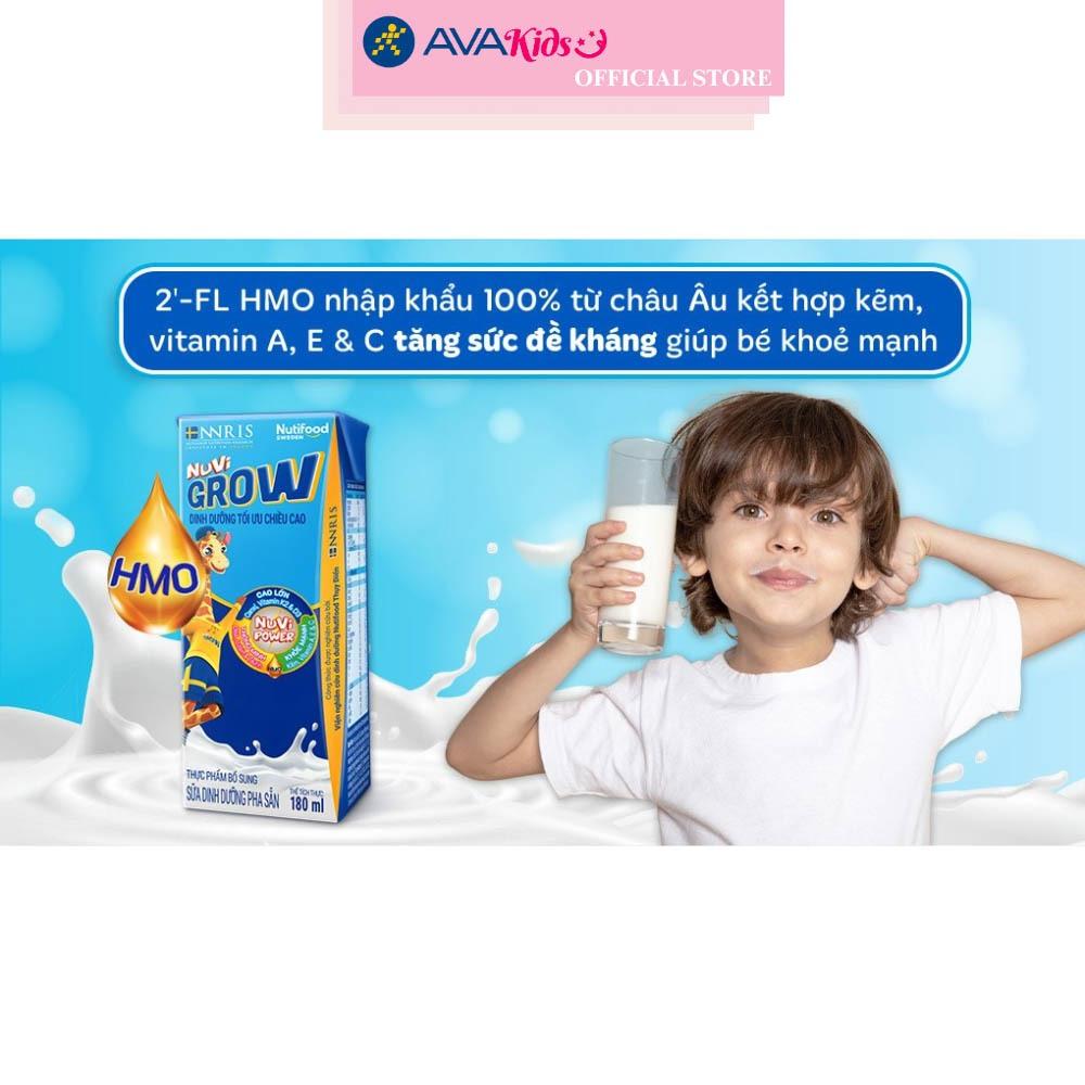 Thùng 48 hộp sữa pha sẵn Nutifood NuVi Grow 180 ml (từ 1 tuổi)