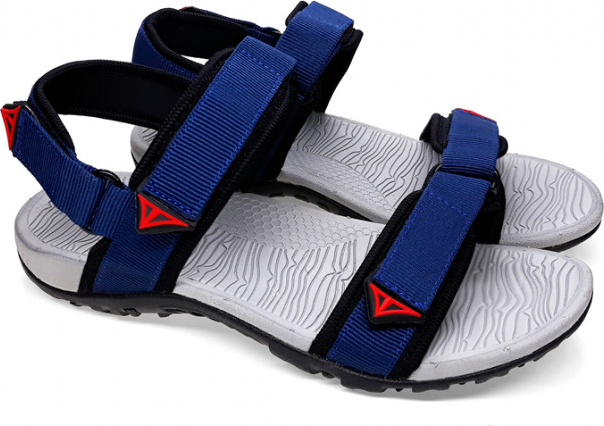 Giày Sandal Việt Thủy Quai Chéo VT2 - Xanh Dương - Kèm Balo Túi Rút Đặc Biệt