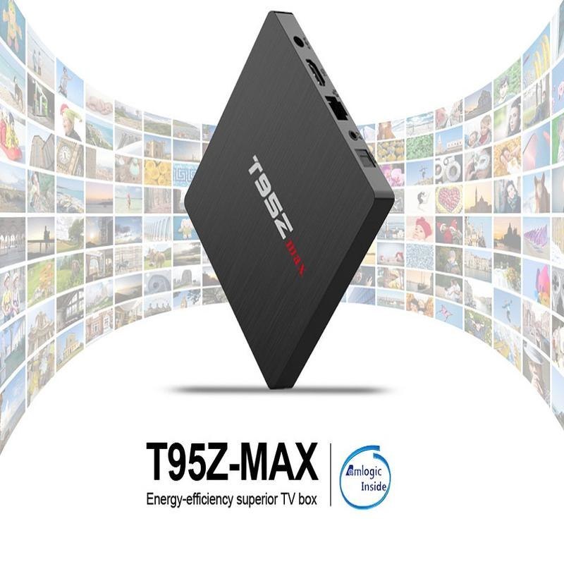 Android Box T95Z MAX, Chip S912 Cao cấp, Ram 2GB, Rom 16GB, Wifi 2.4/5Ghz, Blutooth 4.1, Cấu Hình Cao Cấp Mạnh Mẽ - Hàng Nhập Khẩu