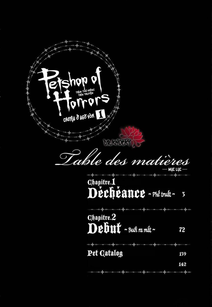 pet shop of horrors - passage-hen : tiệm thú kiểng tiền truyện chapter 1 6