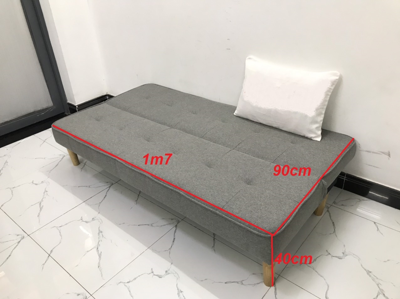 Ghế sofa giường 1m7x90, sofa phòng khách, salon, sopha, sa lông, sô pha sivali04