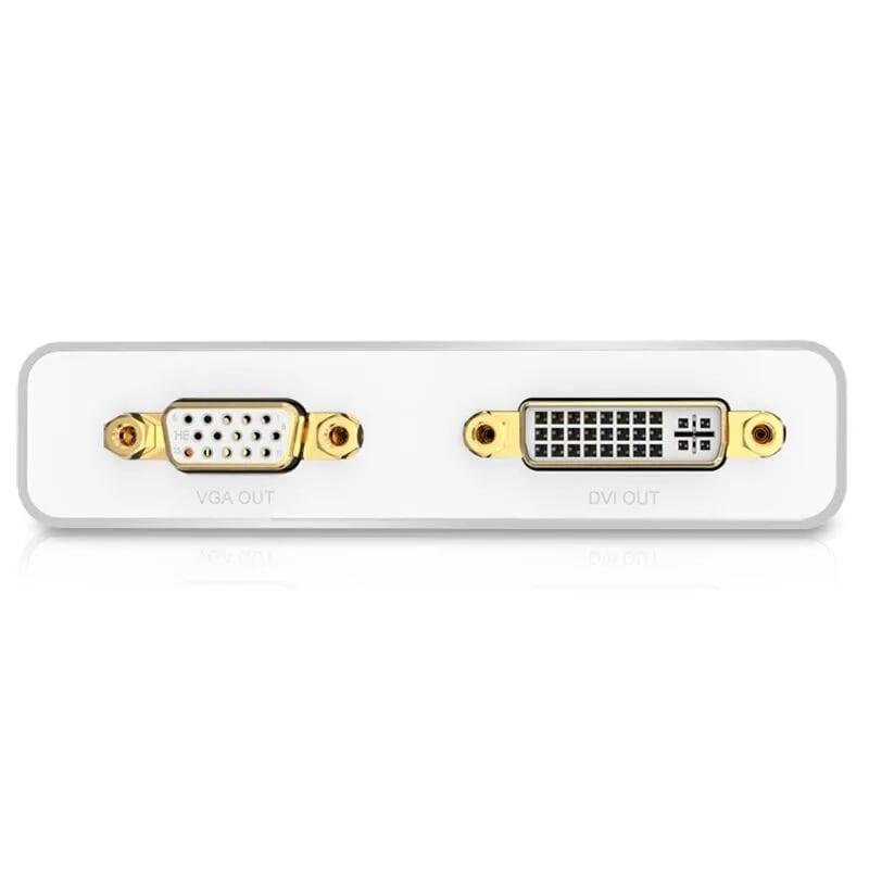 Ugreen UG10438MD109TK Màu Trắng Bộ chuyển đổi Mini displayport sang HDMI + VGA + DVI cao cấp - HÀNG CHÍNH HÃNG