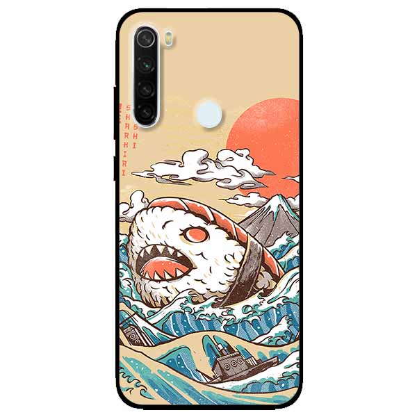 Ốp lưng dành cho Xiaomi Redmi Note 8 mẫu Cá Shushi Cuộn