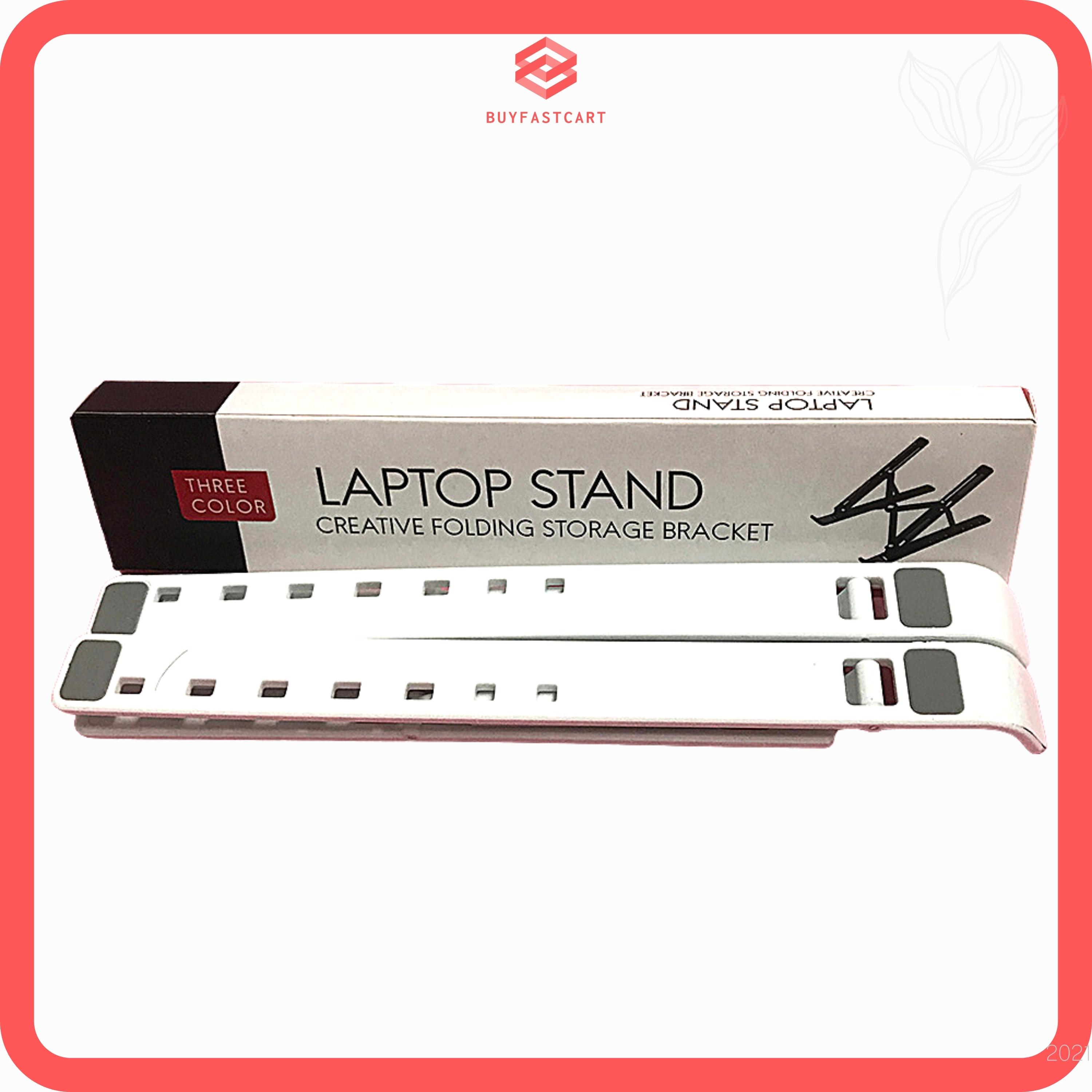 Giá Đỡ Laptop Mini Nhỏ Gọn Bỏ Túi, Đế Tản Nhiệt Laptop Stand 7 Mức Độ Gọn Nhẹ, Bằng Nhựa