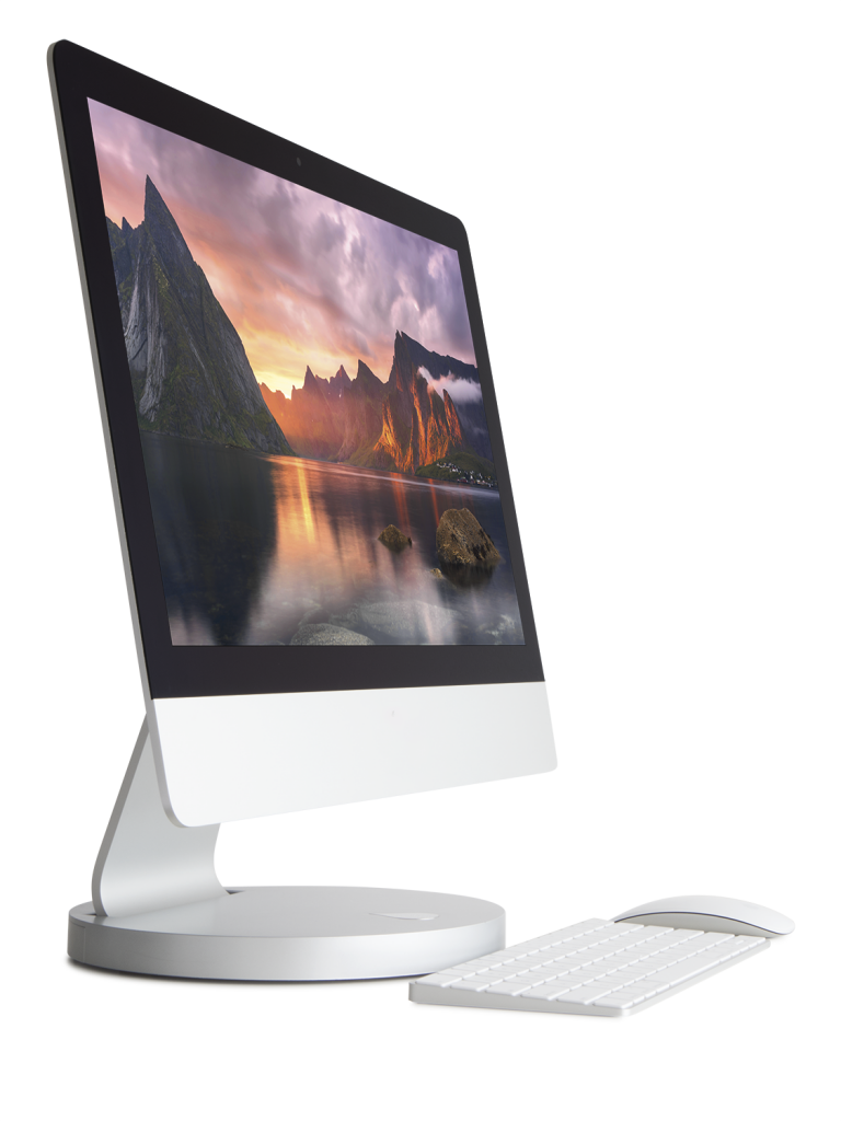 ĐẾ TẢN NHIỆT RAIN DESIGN (USA) I360 TURNTABLE IMAC 24-27″ SILVER – RD-10033 - HÀNG CHÍNH HÃNG