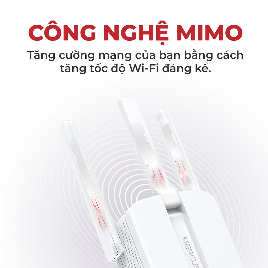 Bộ Kích Sóng Wifi Repeater Mercusys MW300RE 300Mbps - Hàng Chính Hãng