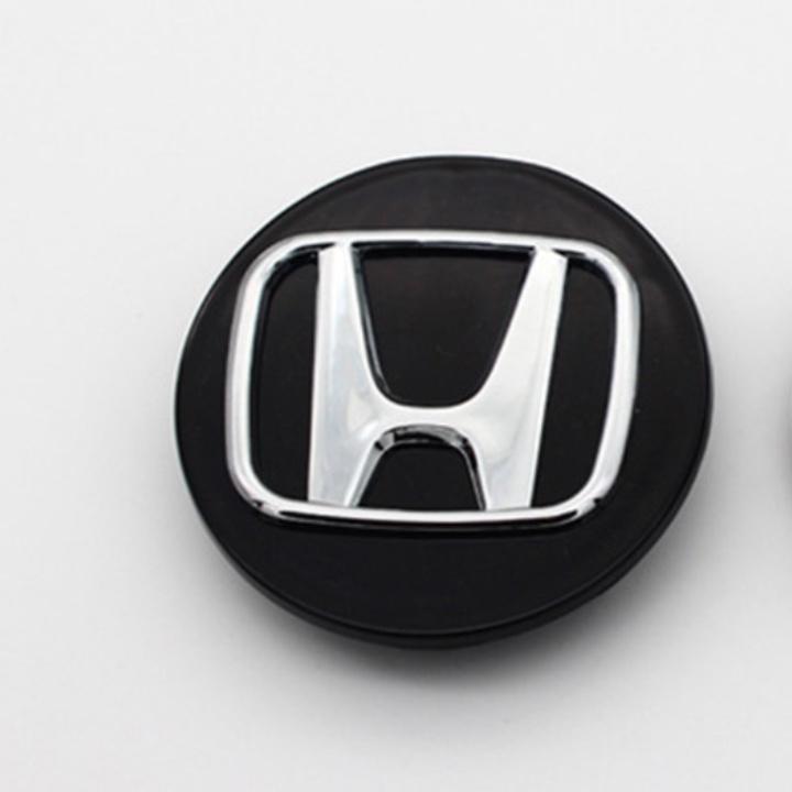 01 Logo chụp mâm bánh xe ô tô Honda đường kính 58mm HDA58