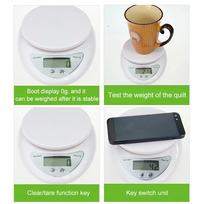 Cân tiểu ly điện tử 5kg/ 1kg 5kg/ 1g 1kg/ 0.1g