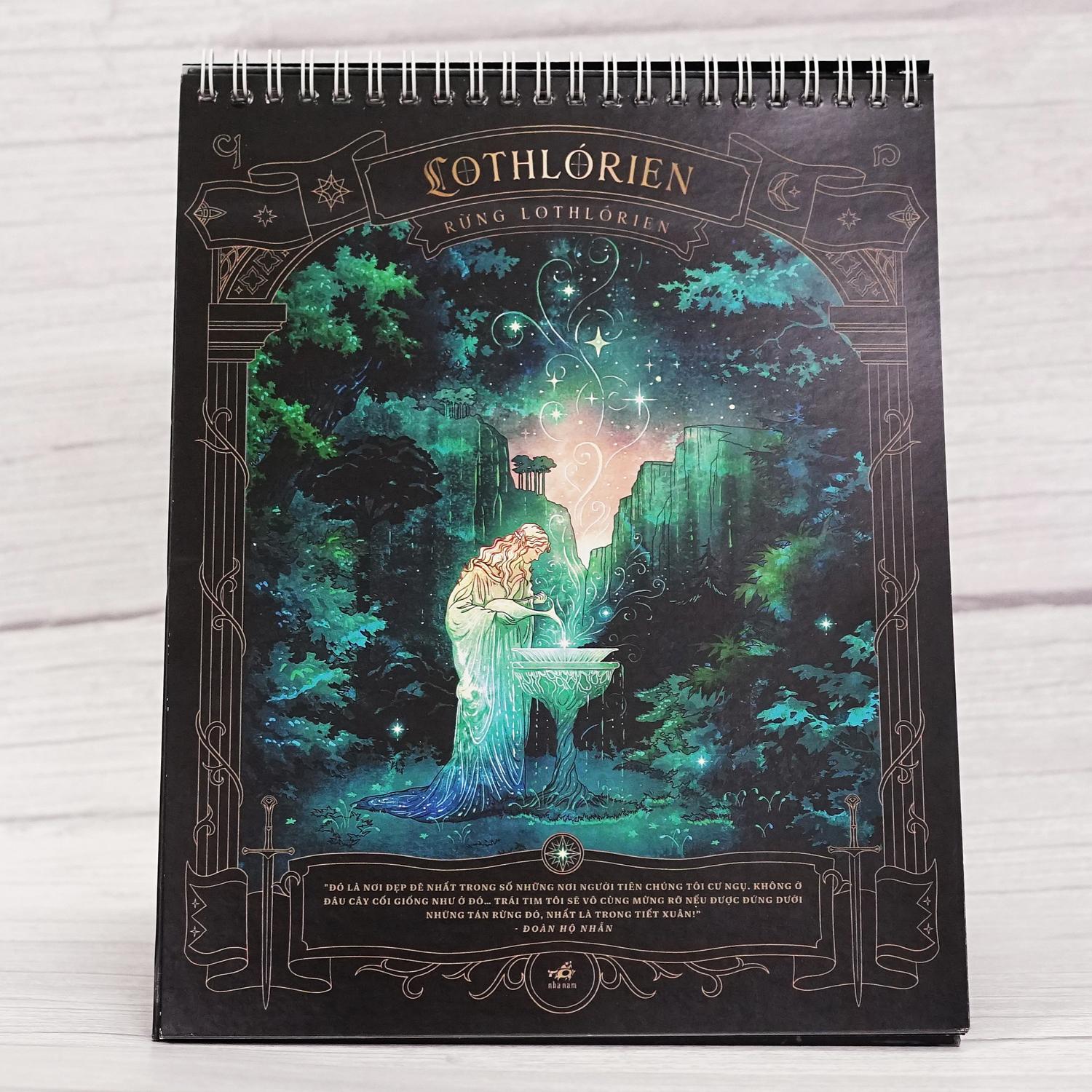 Lịch Để Bàn 2026 - Vùng Đất Kỳ Ảo - Hành Trình Qua Trung Địa