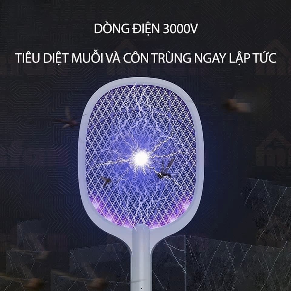 VỢT MUỖI THÔNG MINH GẤP GỌN TÍCH HỢP ĐÈN NGỦ 3 IN 1