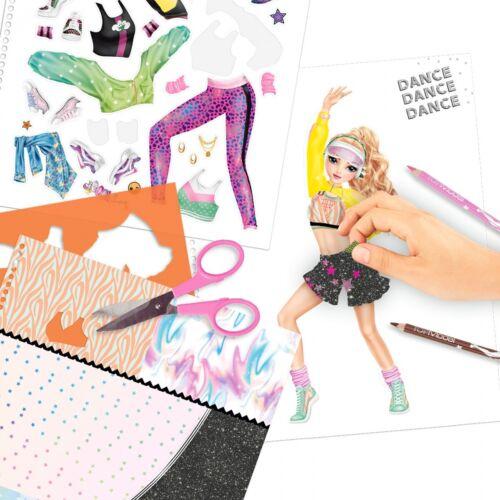 Đồ chơi sticker Thiết Kế Thời Trang DANCE Colouring Book TOPMODEL TM011877