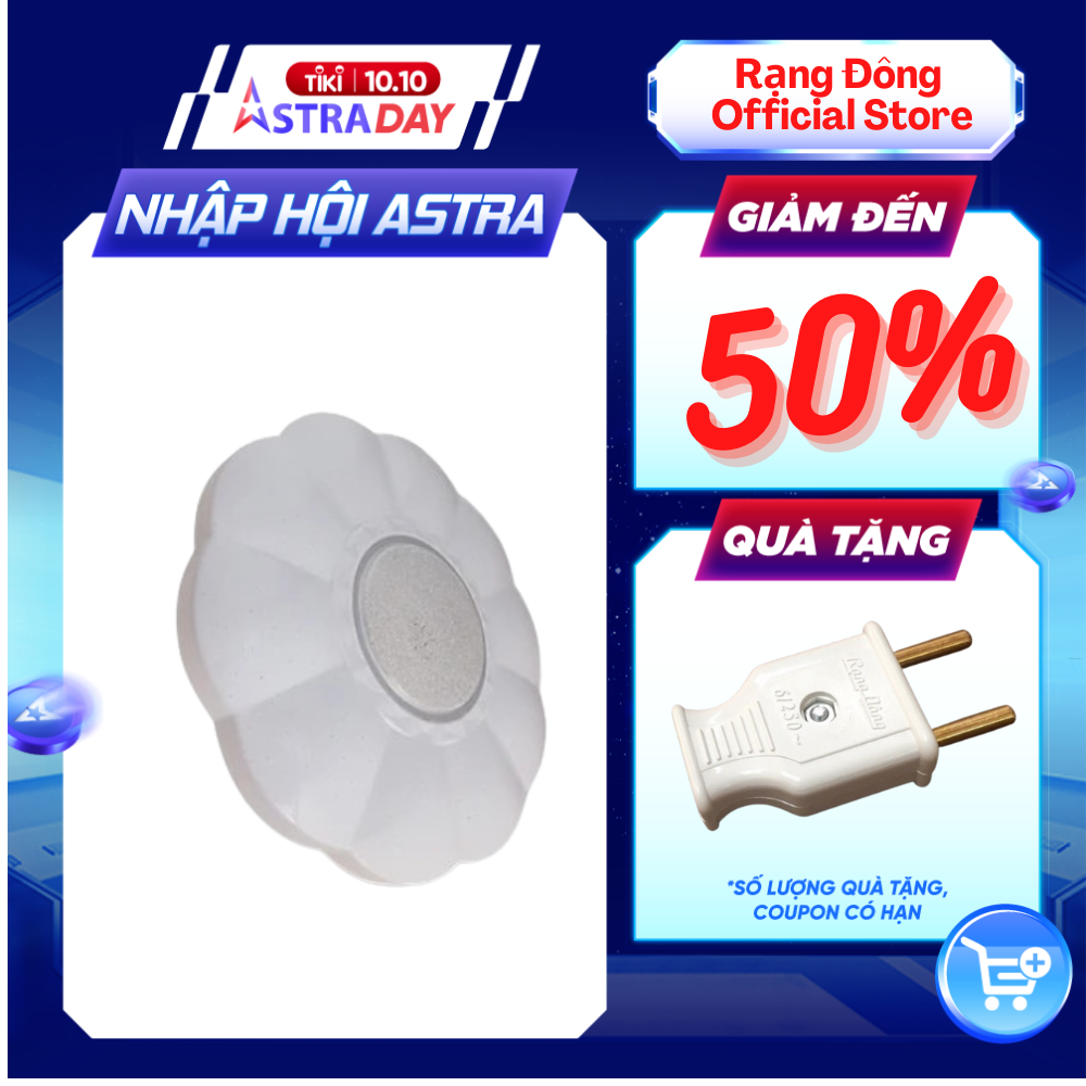 Đèn LED ốp trần điều khiển từ xa qua app điện thoại Rạng Đông Model: D LN15L 490/ 48W WF IR