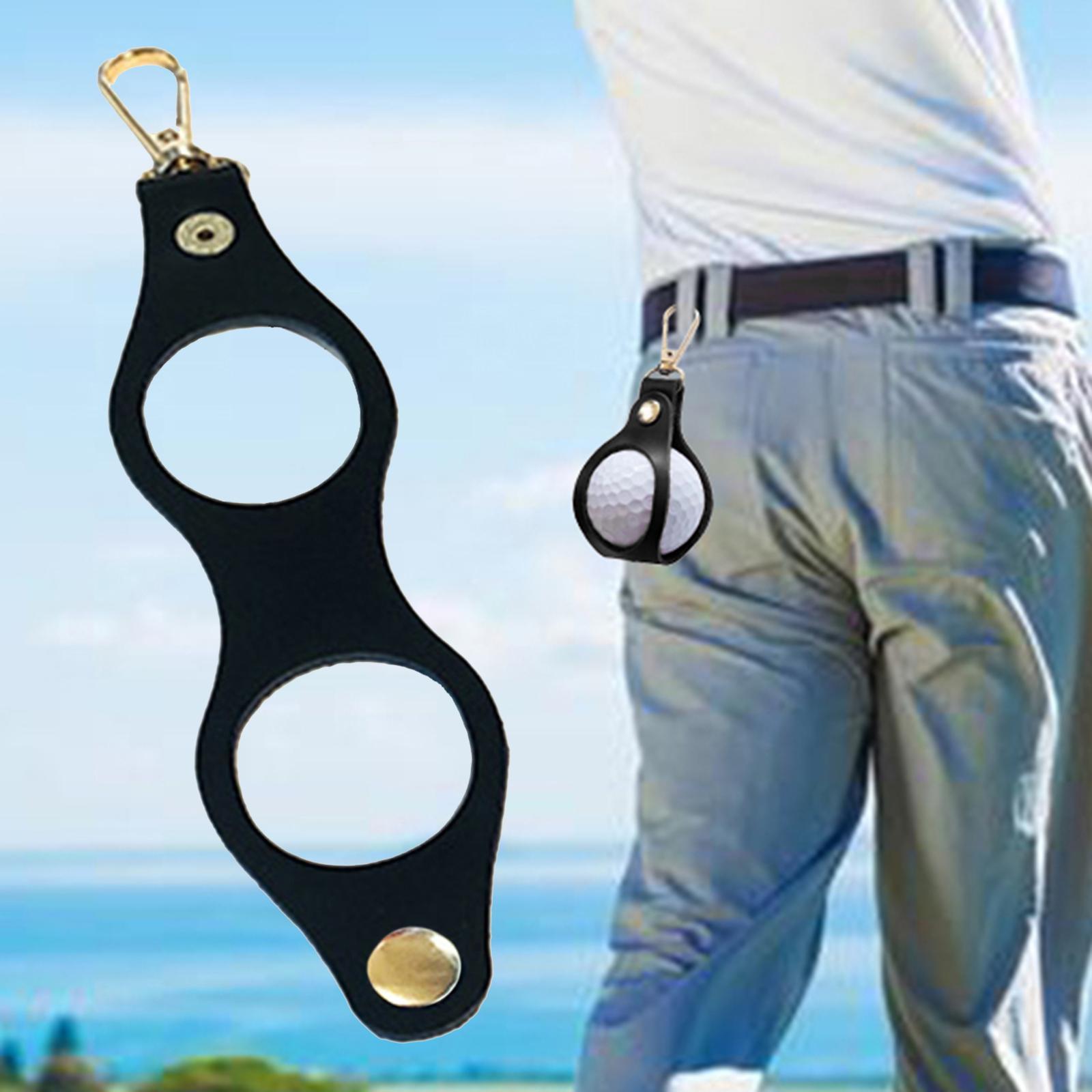 Golf Ball Waist Bag Golf Ball Pouch Fanny Pack Training Ball Bag Holder Black