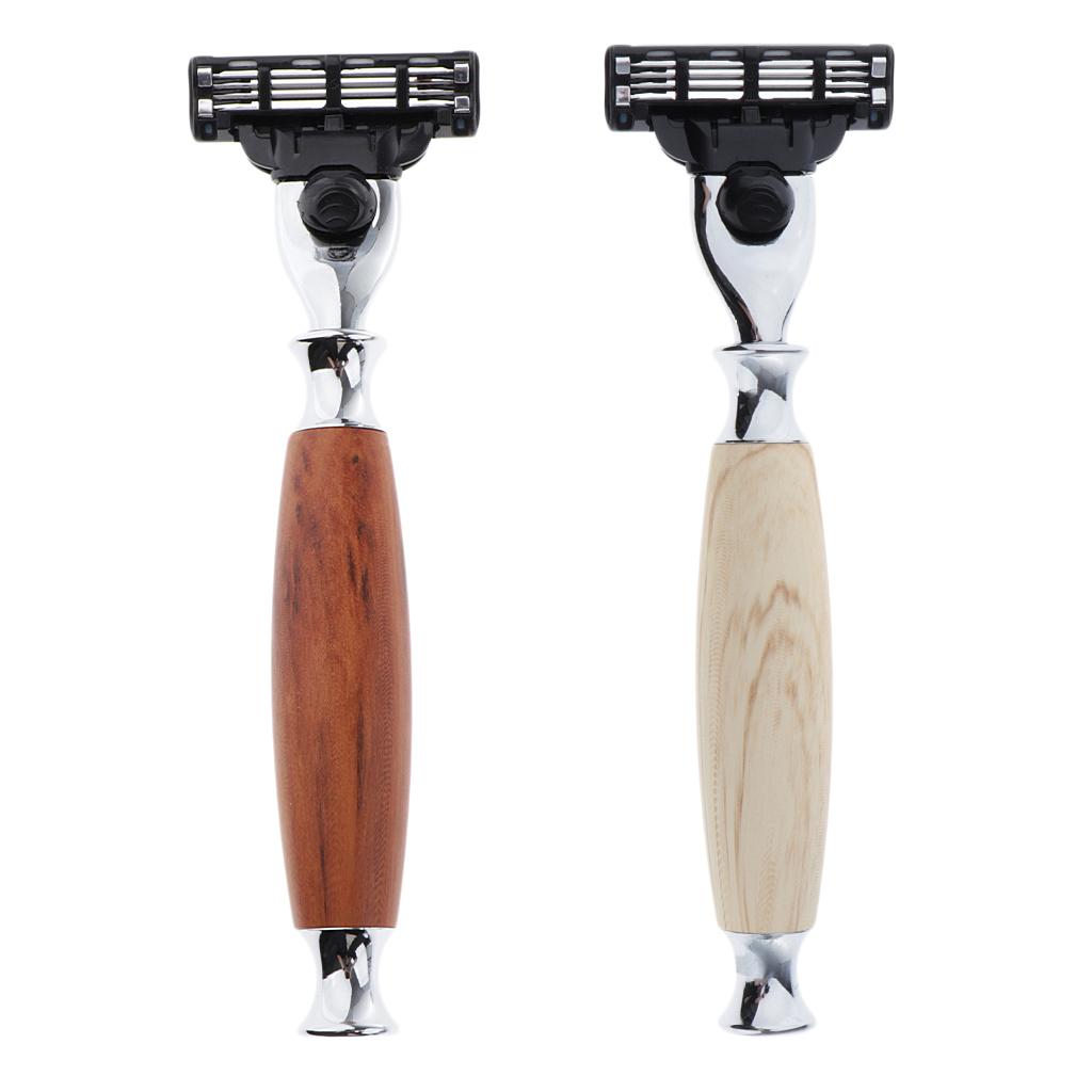 Classic Manual Safety Double Edge Shaver Mens Daily Shaving Grooming Tool