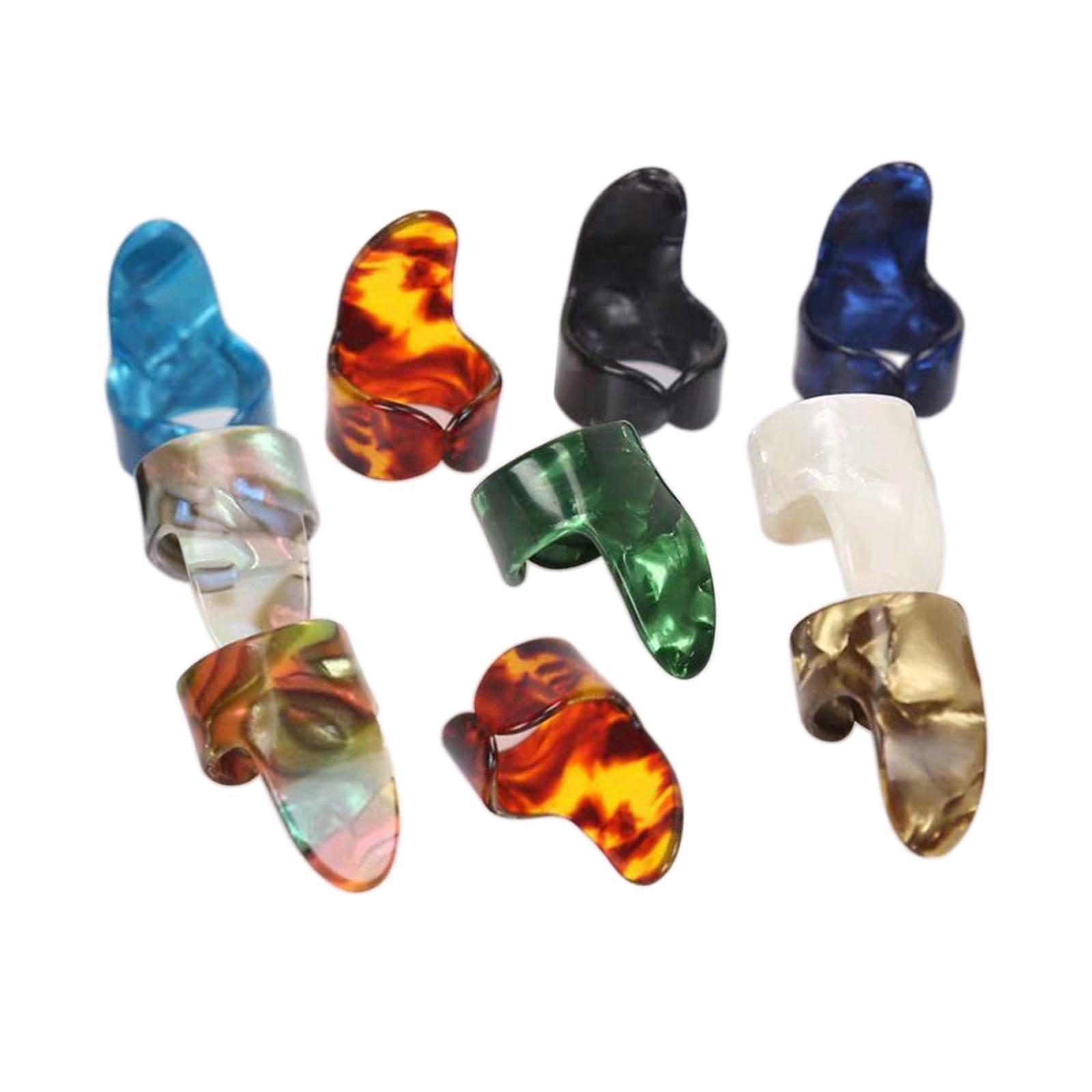 10Pcs Guitar Thumb Finger Picks for Banjo String Instrument Accessories