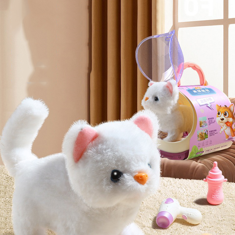 Đồ Chơi Chăm Sóc Thú Cưng, Lồng Thỏ Bông, Có Âm Thanh Vui Nhộn