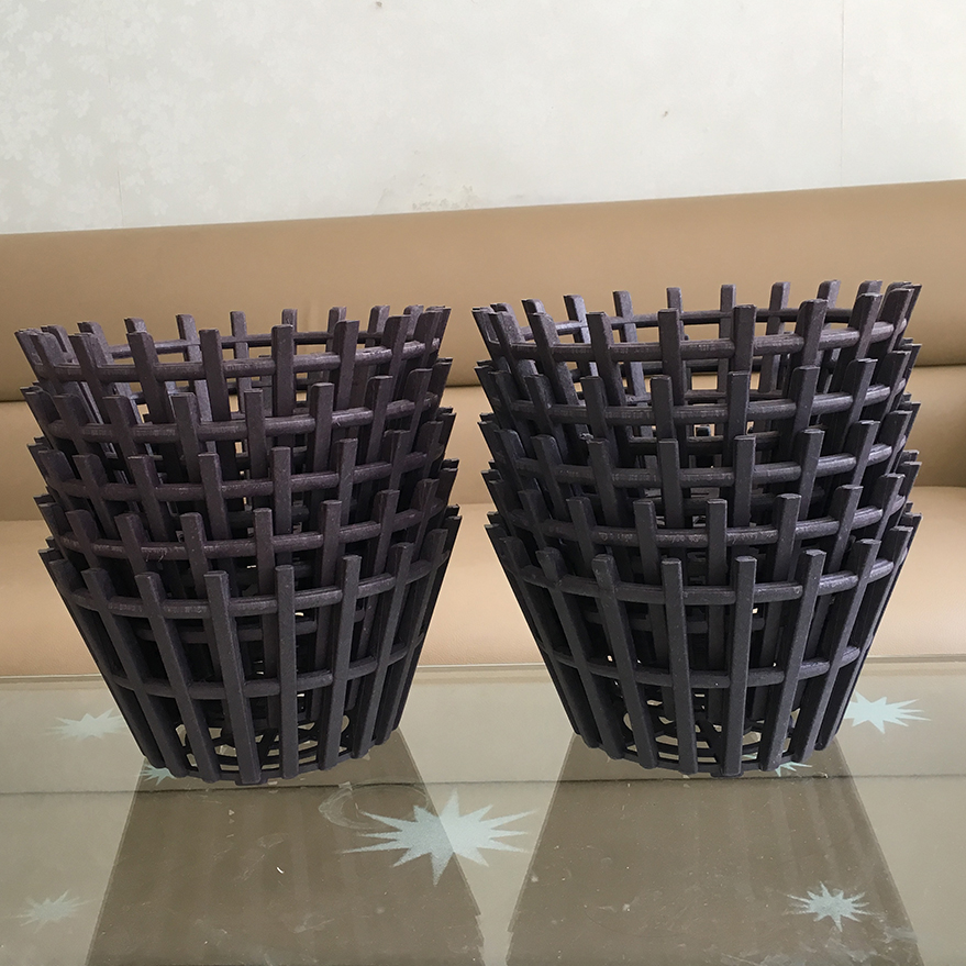 Combo 10 Chậu trồng lan giả gỗ (23 x 13 x 15cm)