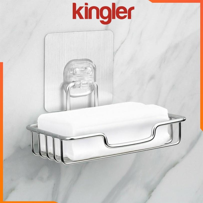 Giá Inox Để Xà Bông Dán Tường Phòng Tắm Hiện Đại , Kệ Để Đồ Đa Năng, Kệ Inox Để Đồ Nhà Tắm, Sạch Sẽ, Tiện Dụng. Kingler 4039
