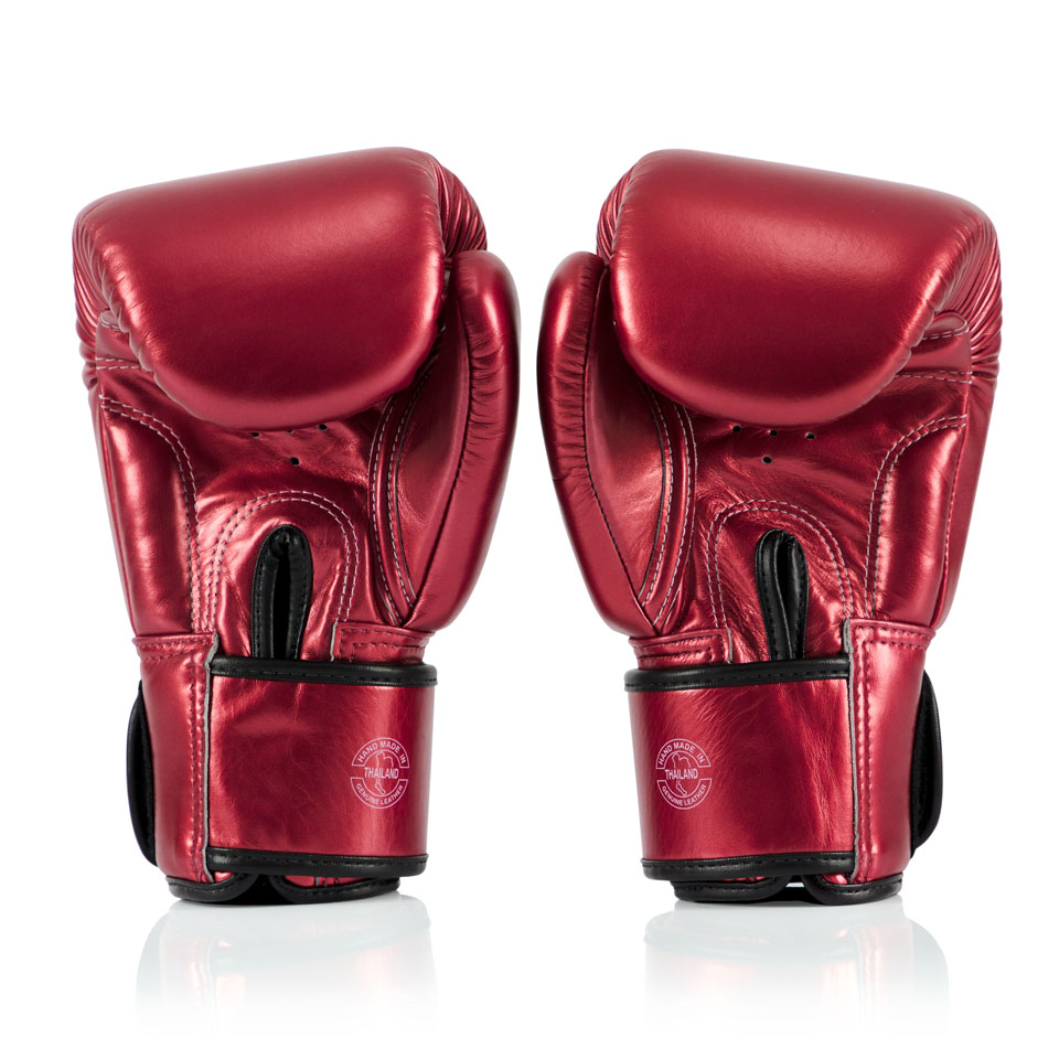 Găng tay Boxing Fairtex BGV22 Metallic- Đỏ