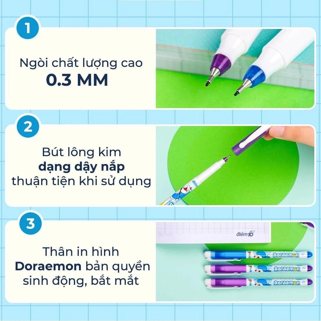 Combo Dụng Cụ Học Sinh Cấp 1 Doraemon