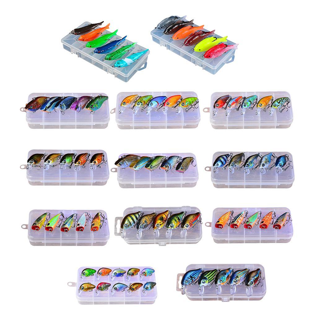 Floating Fishing Lures Hard Bait Micro Crankbait Bass Pike Minnow Baits Hook