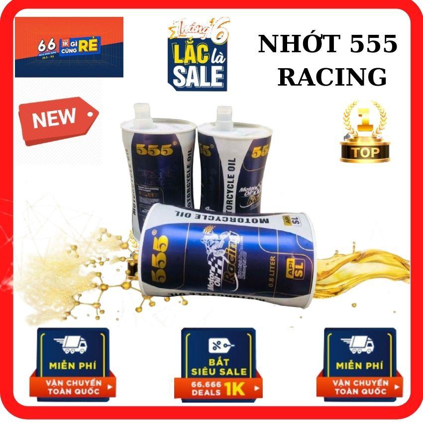 Nhớt xe tay ga, hàng nhập Thái Lan 555 Racing thích hợp tất cả các hãng Honda, Yamaha, Suzuki,... - Tây Thành shop